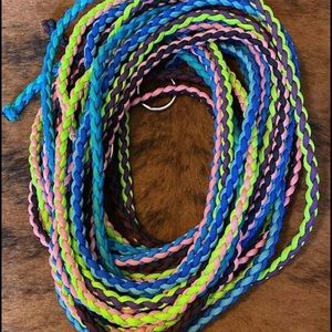 Handmade Tie Ropes, I can make any size and color. I can also make dog leashes